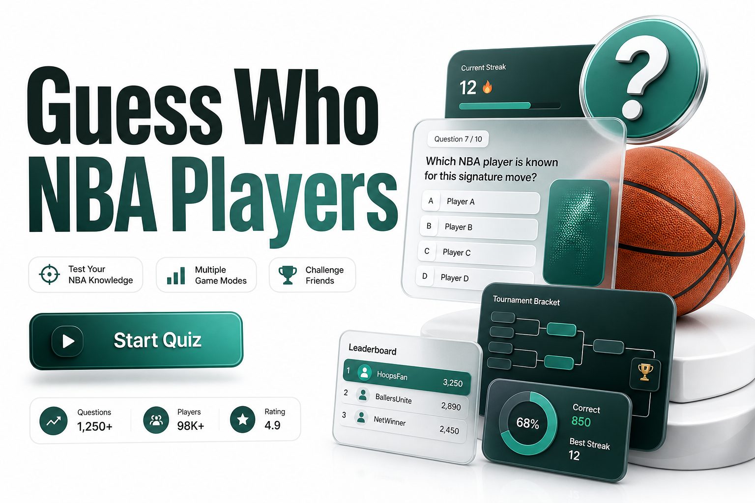 guess-who-nba-players NBA players standing under arena lights with faces partly obscured for a guessing game